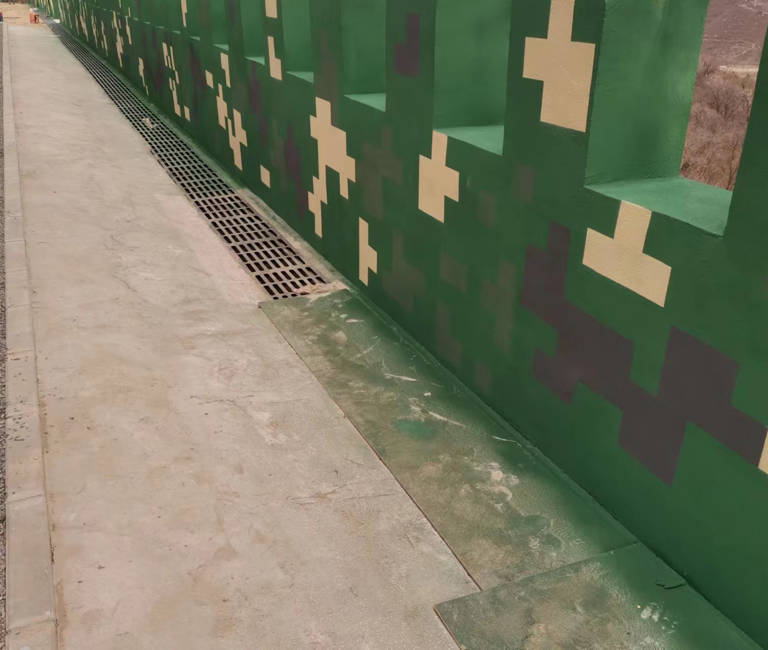 济南围墙迷彩喷涂,数迷彩漆